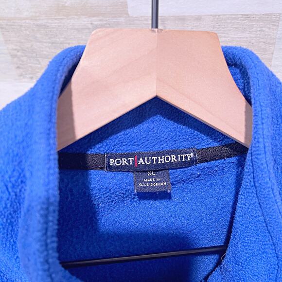 KENTUCKY WILDCATS Full Zip Fleece Vest Jacket Blue Mock Neck Pockets Mens XL - Picture 6 of 7